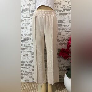 Yogalicious Scuba Dahila Pants in Soft Beige